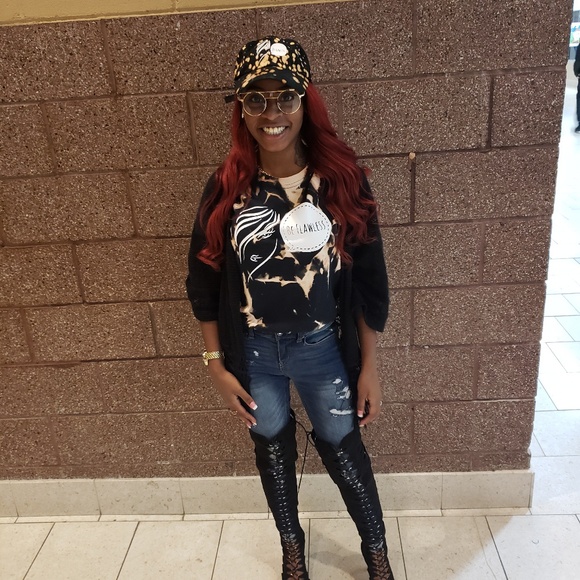 Custom Beflawless Hat And T-Shirt - Picture 1 of 2